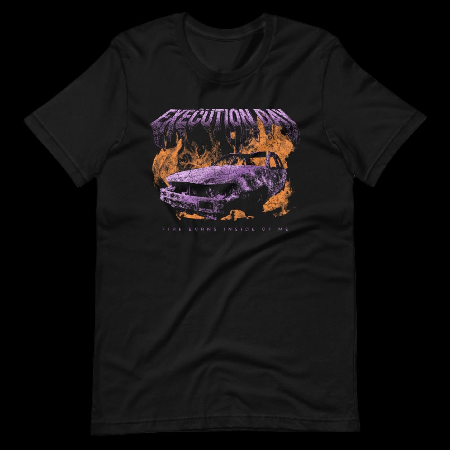 Execution Day Burning Car Tee